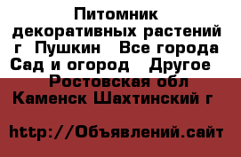 Питомник декоративных растений г. Пушкин - Все города Сад и огород » Другое   . Ростовская обл.,Каменск-Шахтинский г.